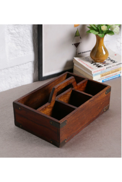 Brown Pen Holder